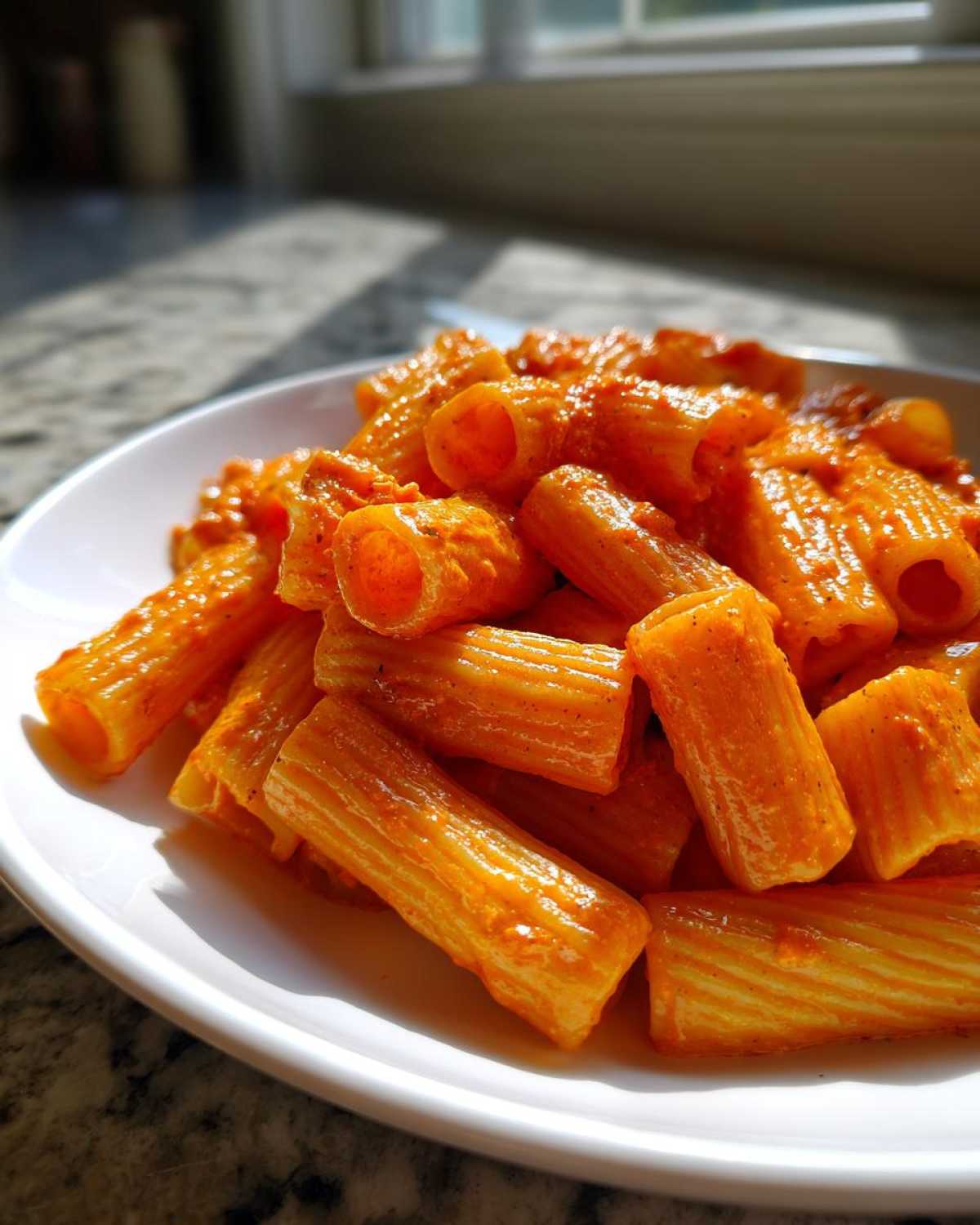 Creamy Roasted Red Pepper Pasta - detail 3