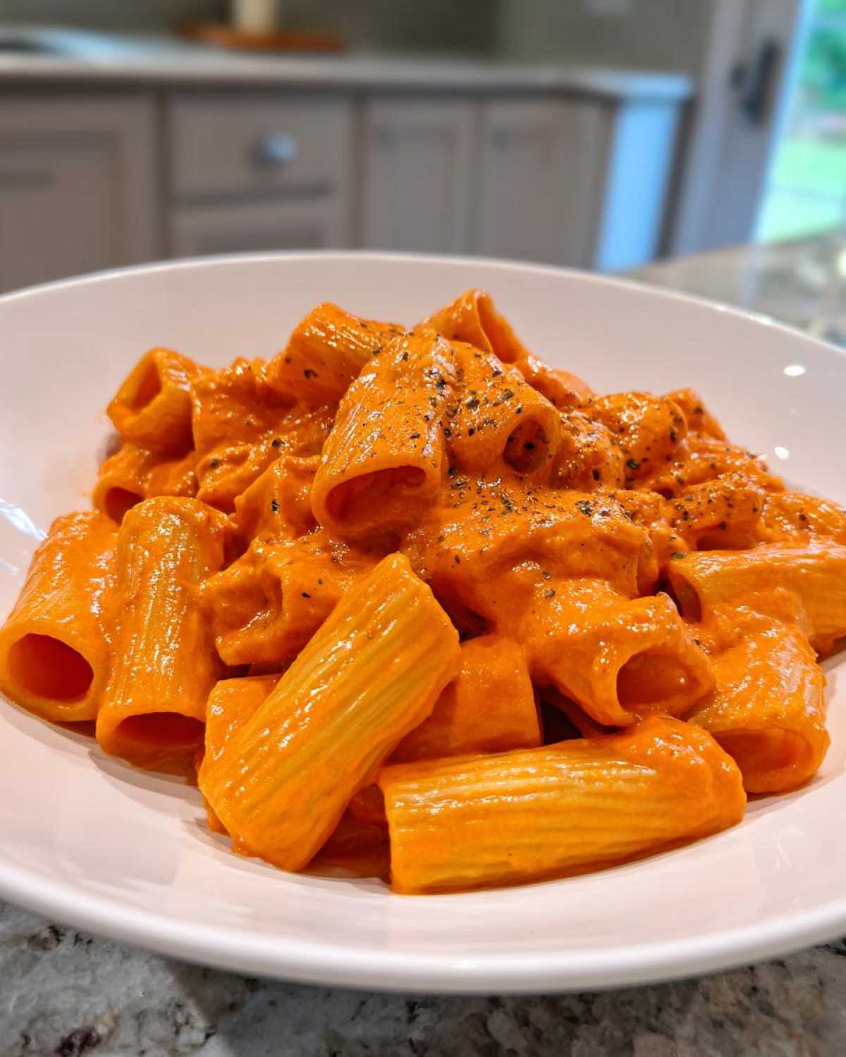 Creamy Roasted Red Pepper Pasta - detail 4