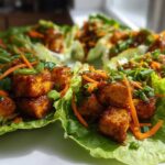 Crispy Tofu Lettuce Wraps