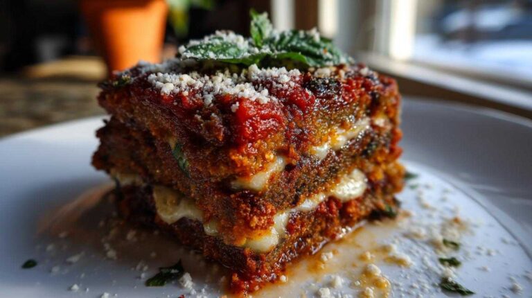 Eggplant Parmesan Stacks