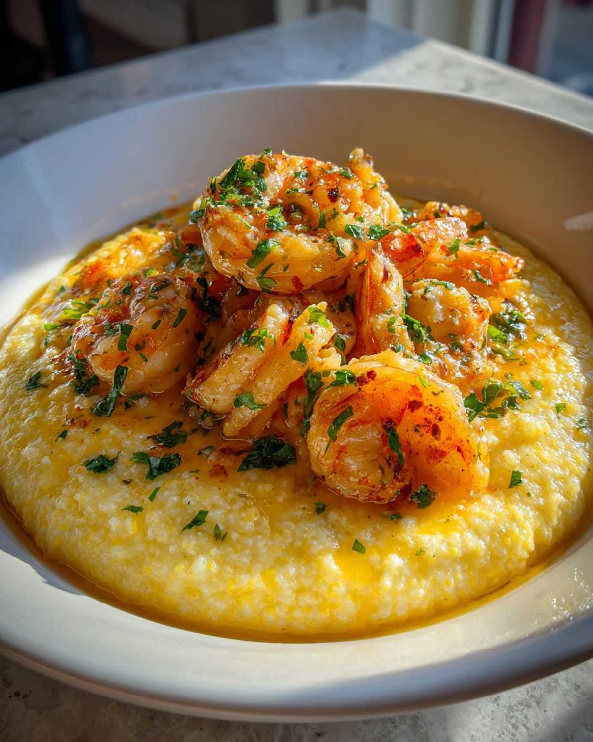 Garlic Shrimp and Grits - detail 3