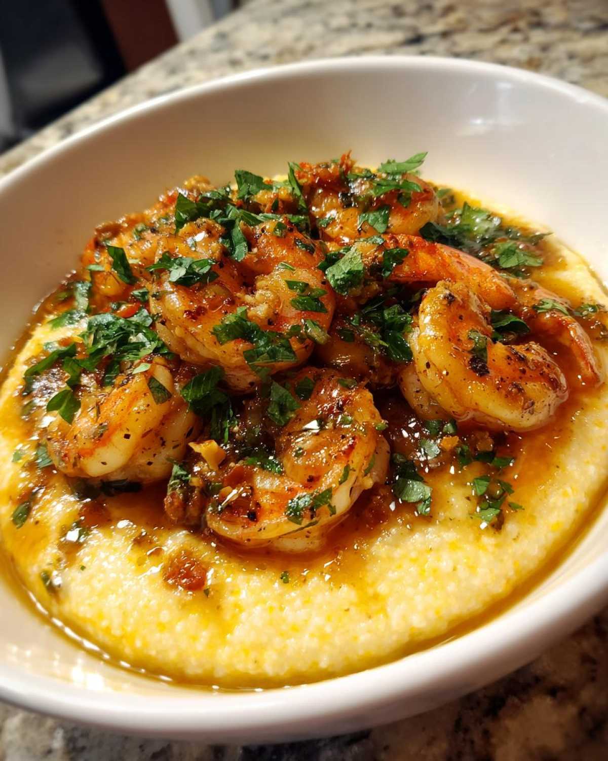 Garlic Shrimp and Grits - detail 4