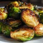 Hot Honey Roasted Brussels Sprouts