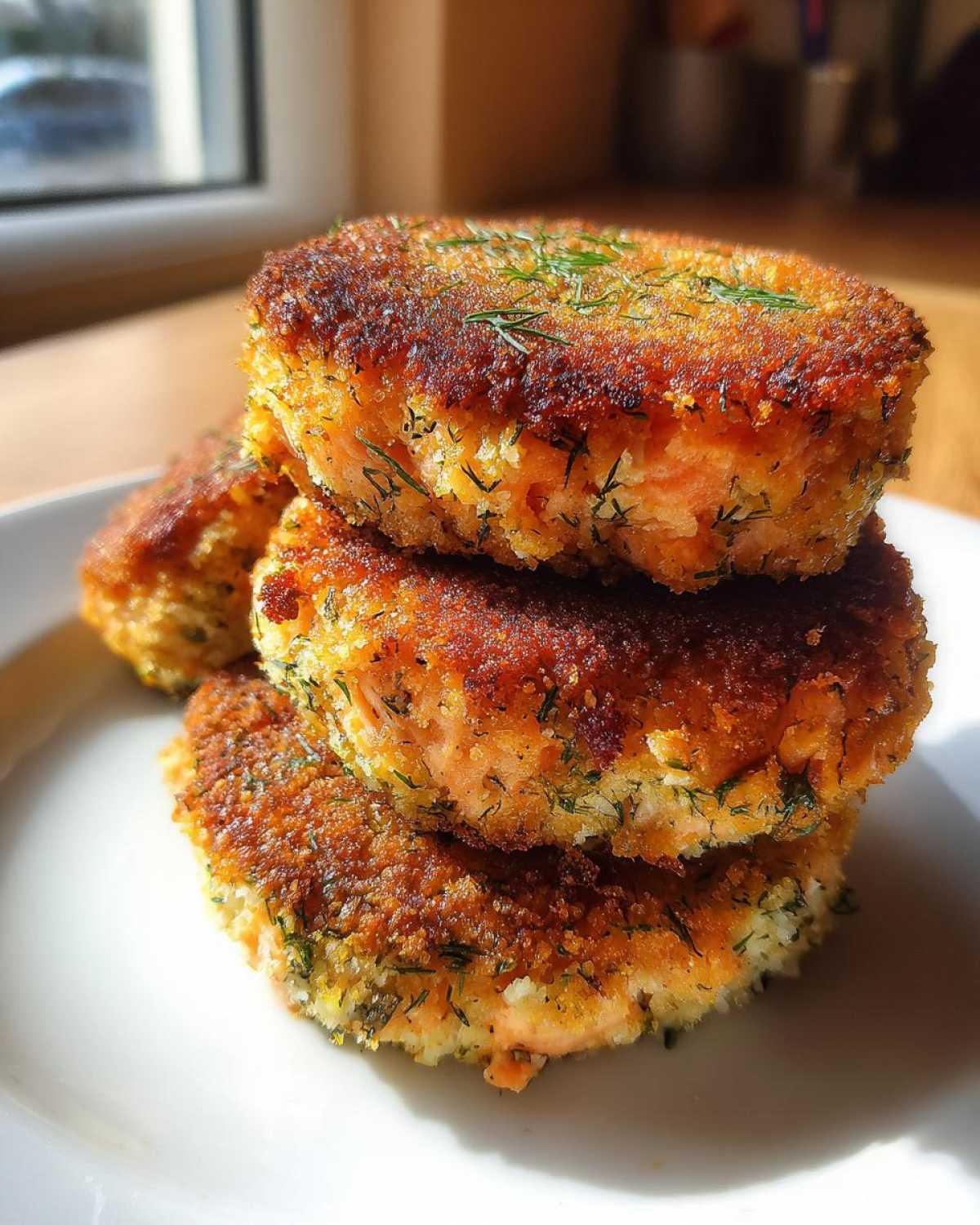 Lemon Dill Salmon Cakes - detail 2
