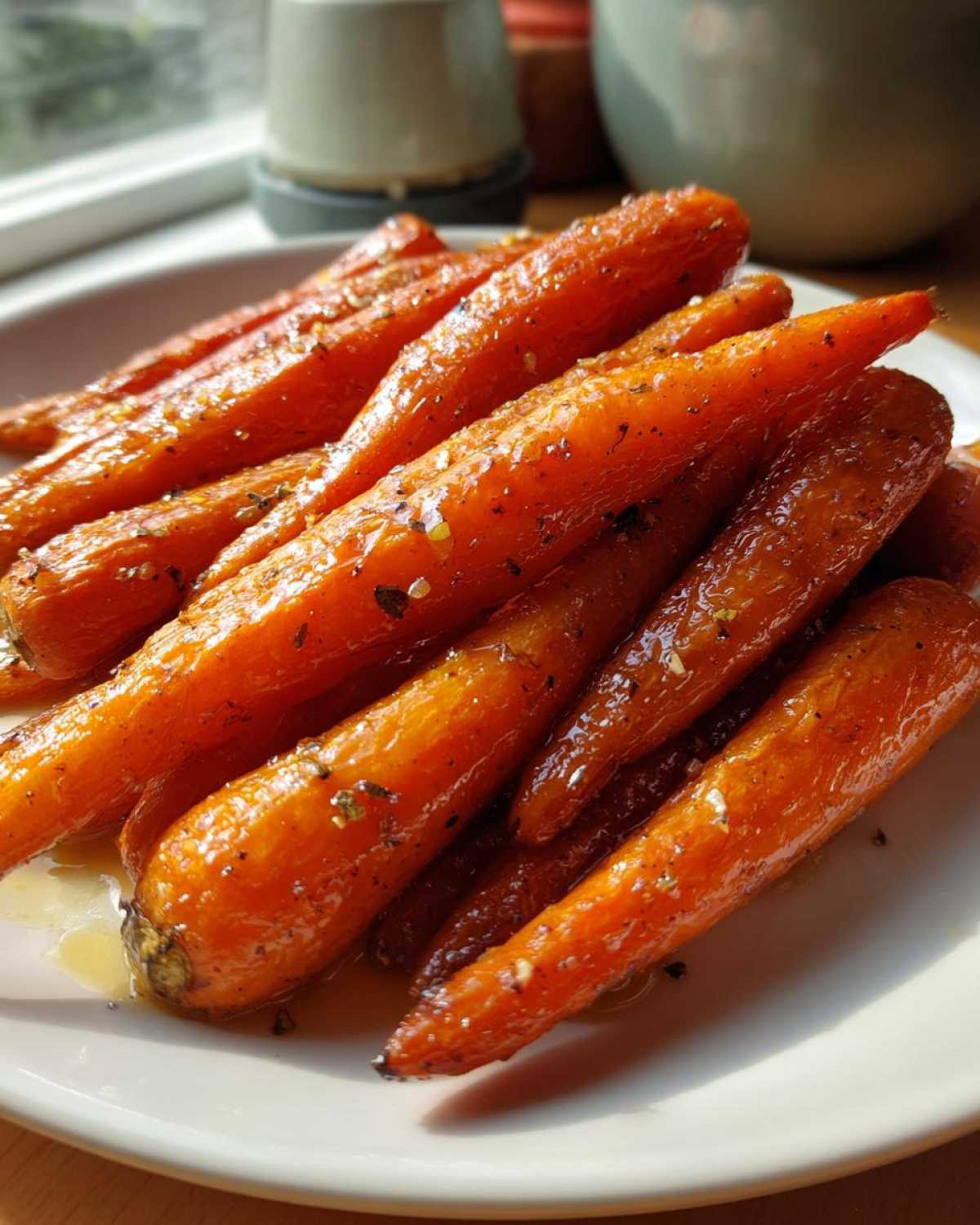 Maple Dijon Glazed Carrots - detail 2