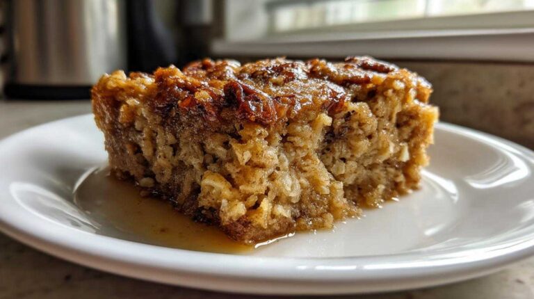 Amazing Maple Pecan Baked Oatmeal: 1 Prep Secret Maple Pecan Baked Oatmeal