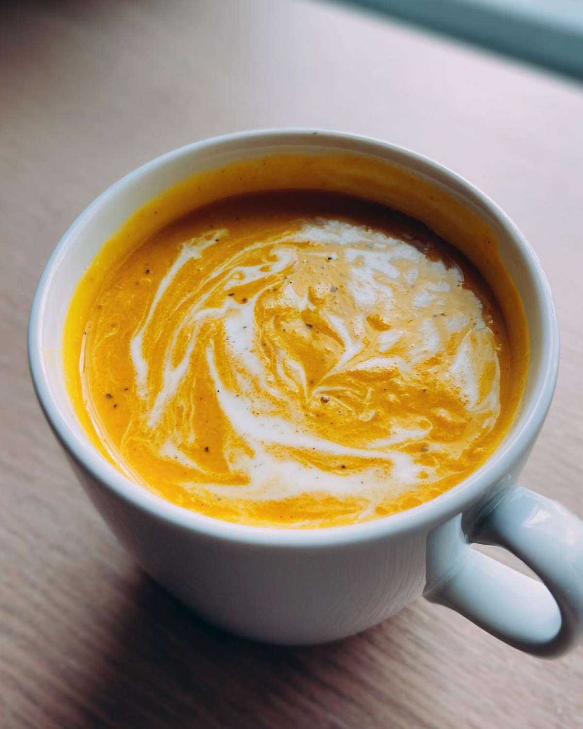 Moroccan Spiced Carrot Soup - detail 2