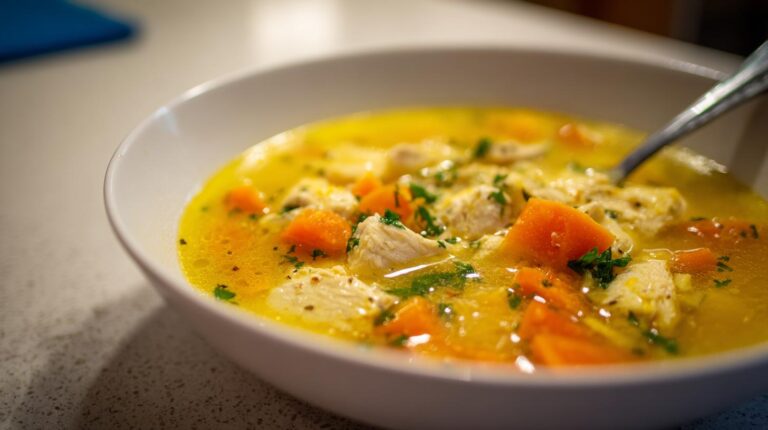One-Pot Lemon Chicken Soup