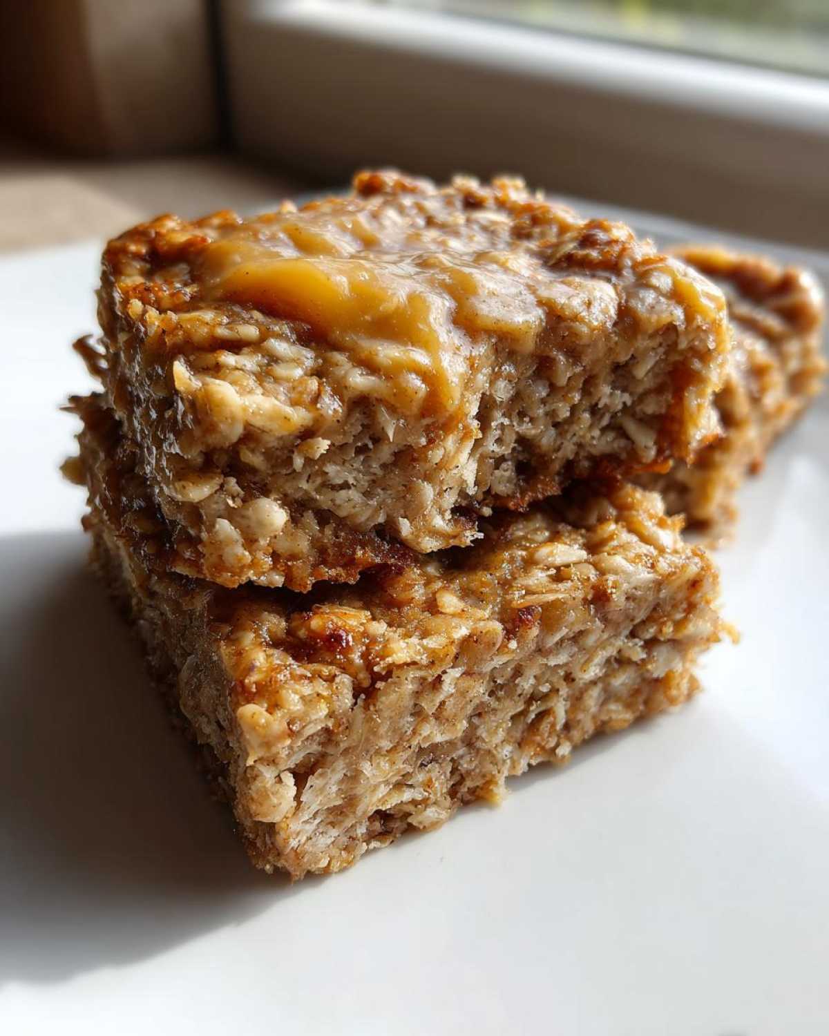 Peanut Butter Banana Oat Bars - detail 1