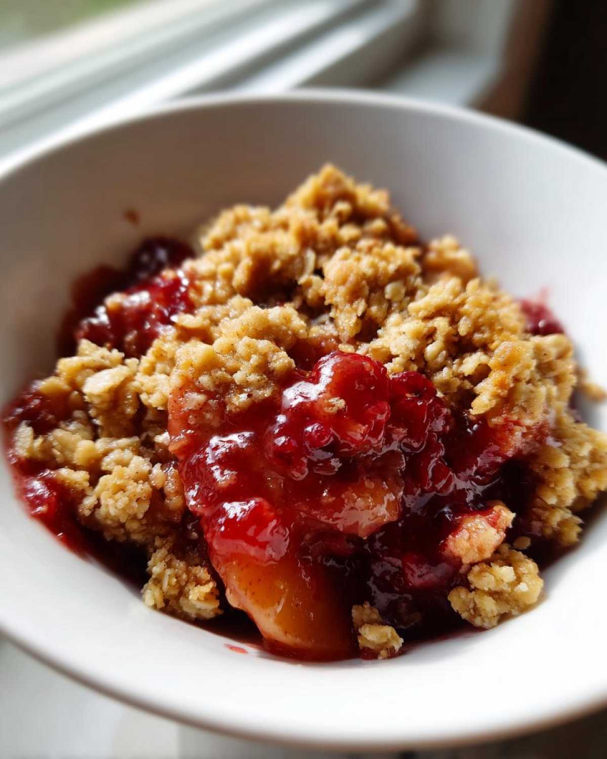 Pear Cranberry Crisp - detail 4