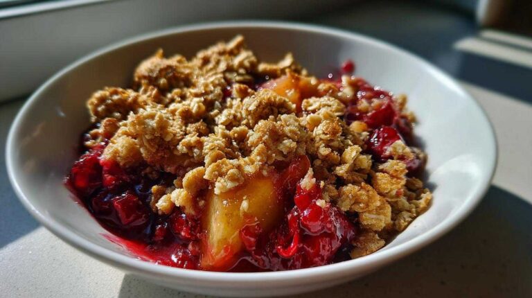 Pear Cranberry Crisp