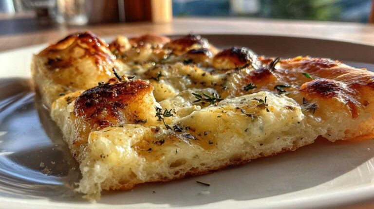 Pear and Gorgonzola Flatbread