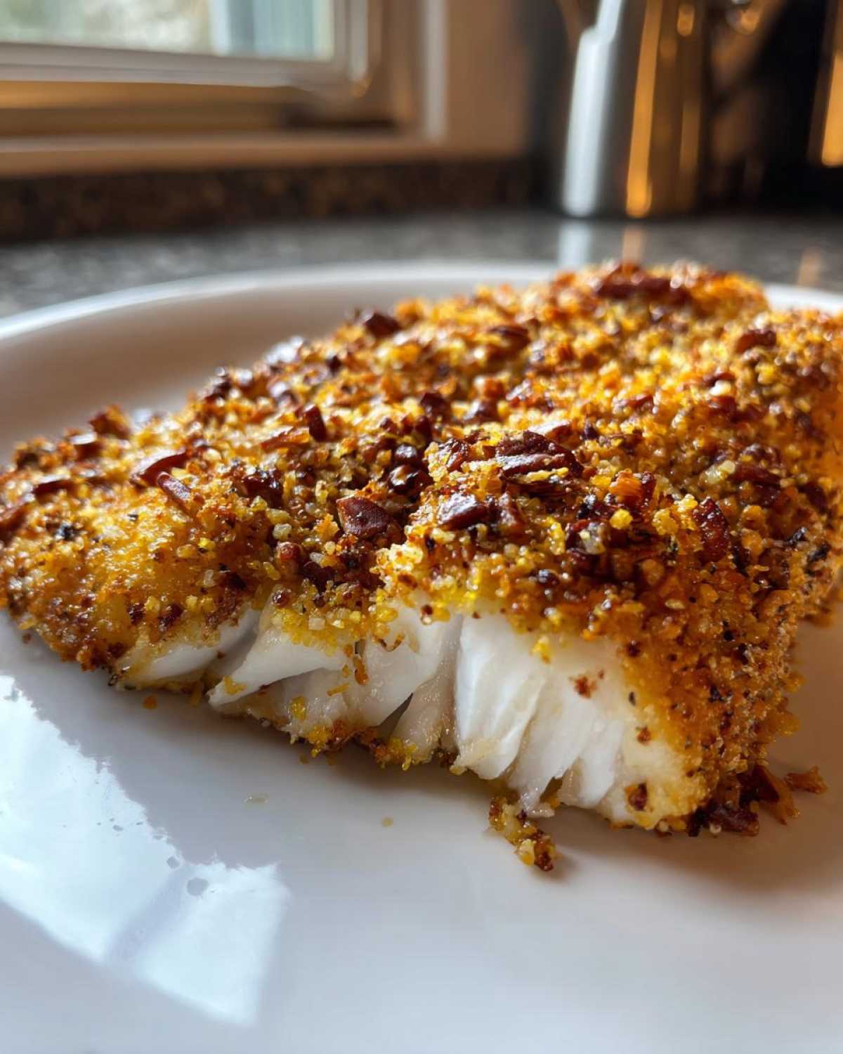 Pecan Crusted Tilapia - detail 1