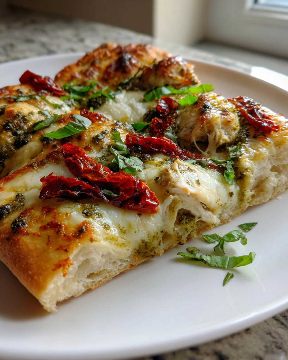 Pesto Chicken Flatbread - detail 3