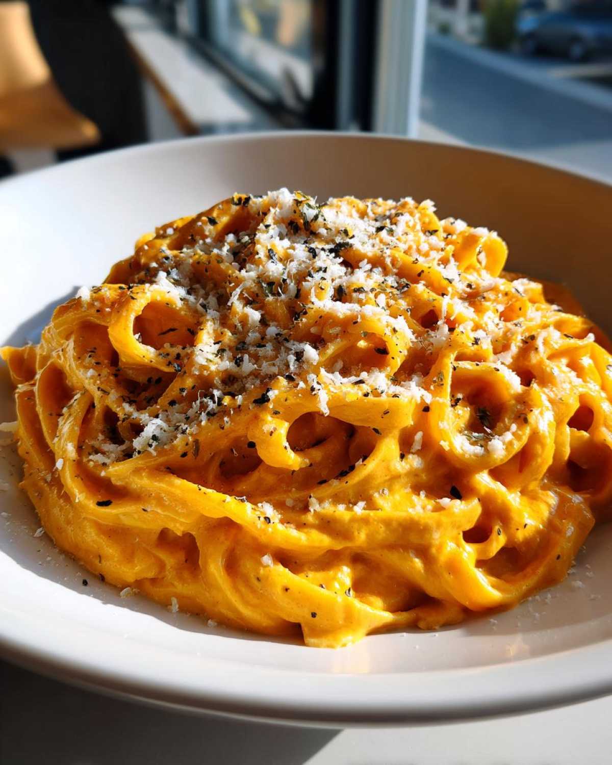 Pumpkin Alfredo Pasta - detail 1