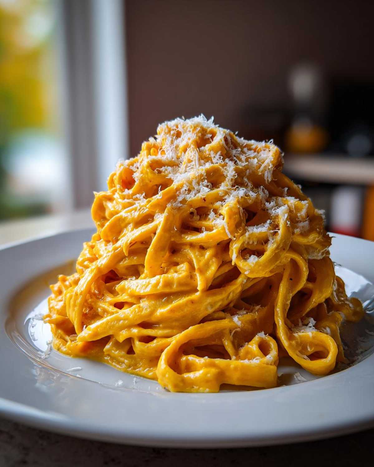 Pumpkin Alfredo Pasta - detail 2