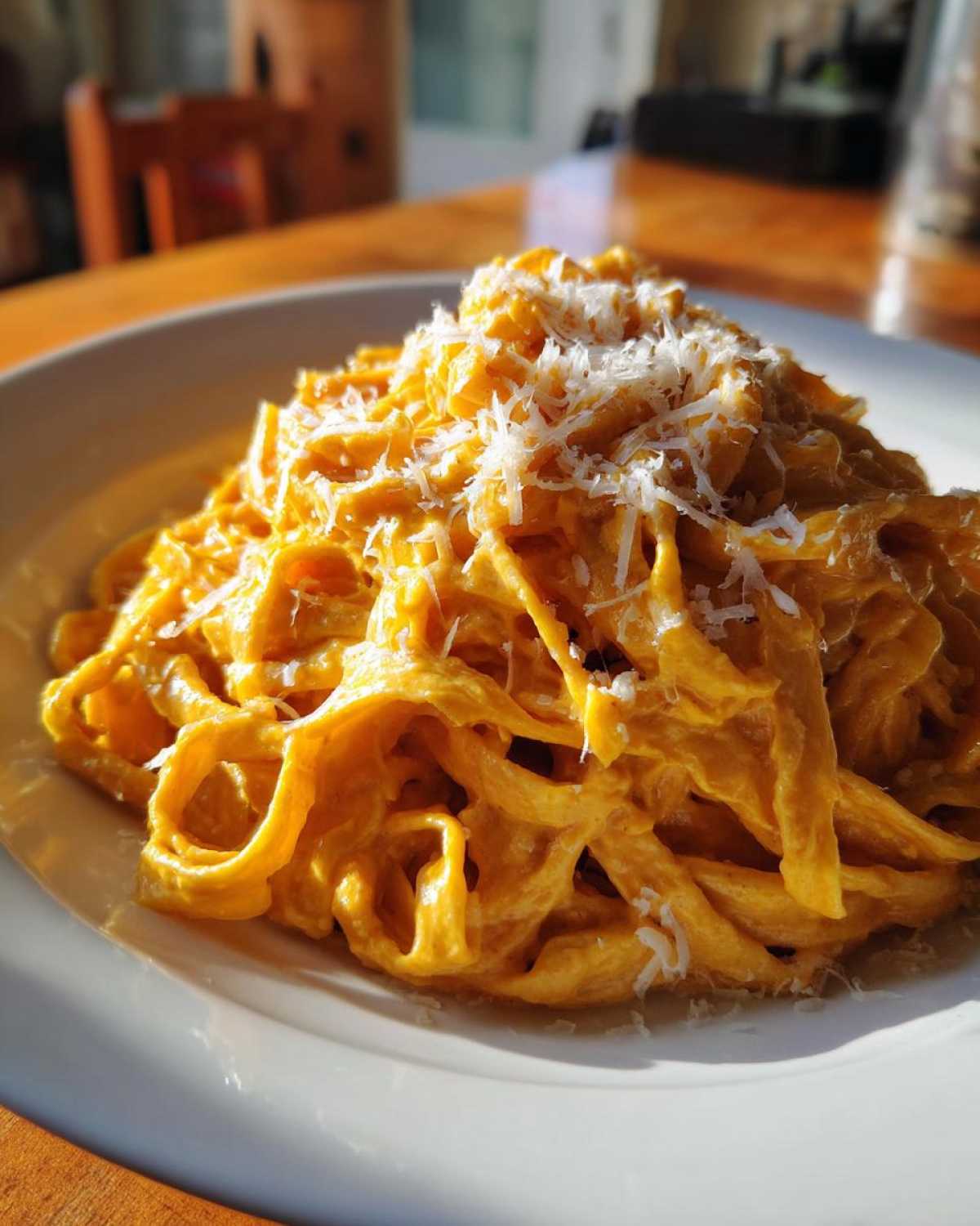 Pumpkin Alfredo Pasta - detail 3