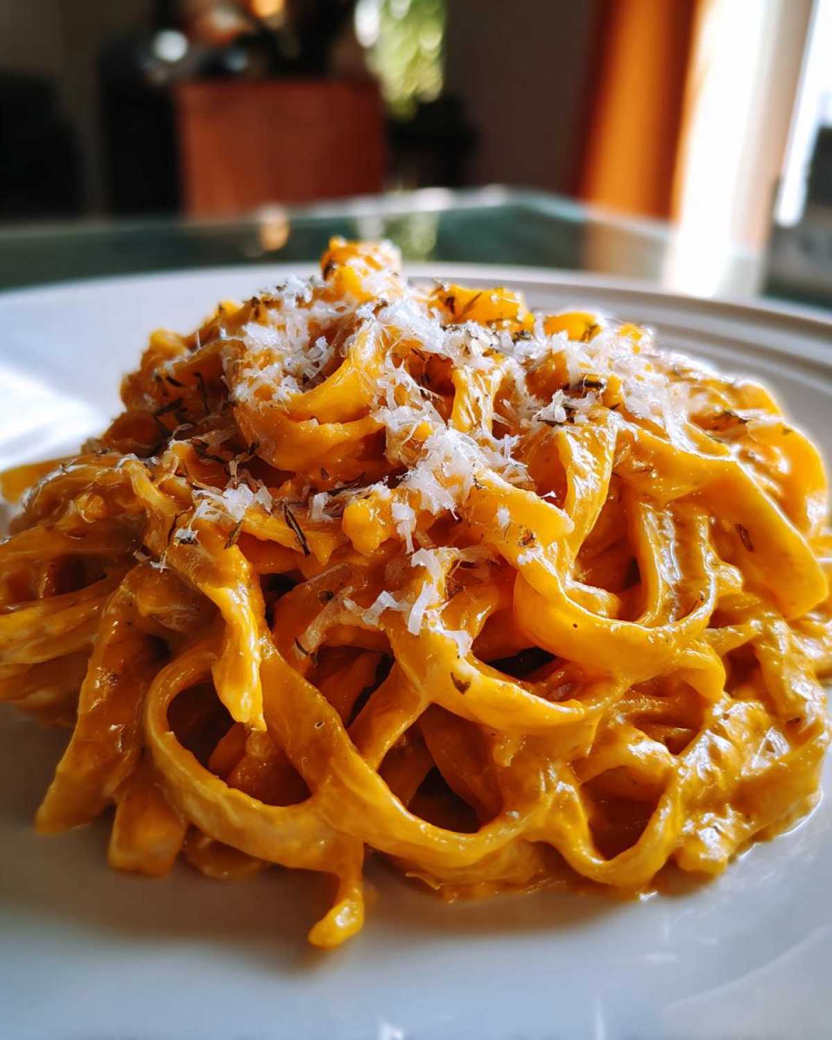 Pumpkin Alfredo Pasta - detail 4