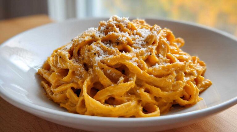 Pumpkin Alfredo Pasta
