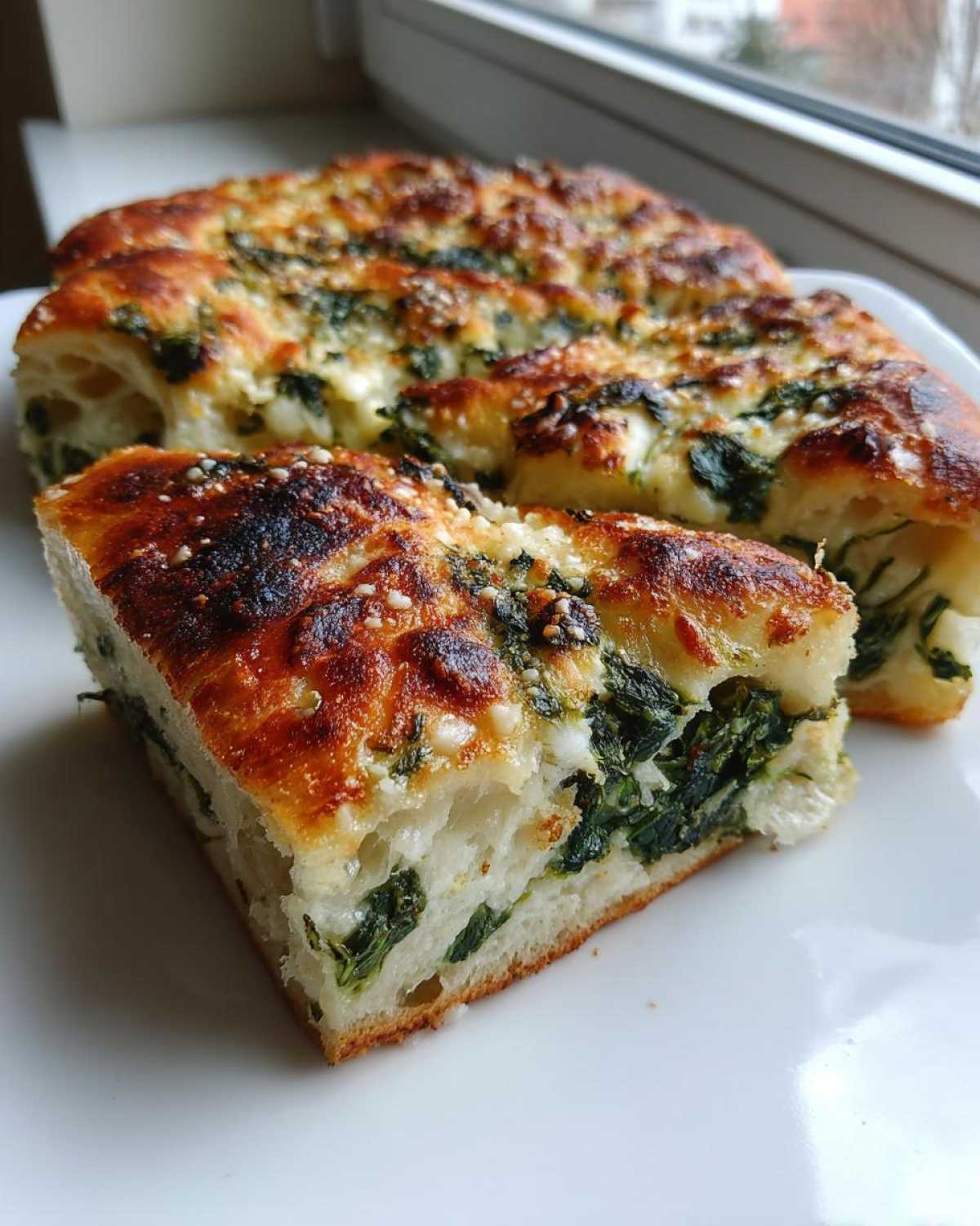 Roasted Garlic and Spinach Flatbread - detail 2