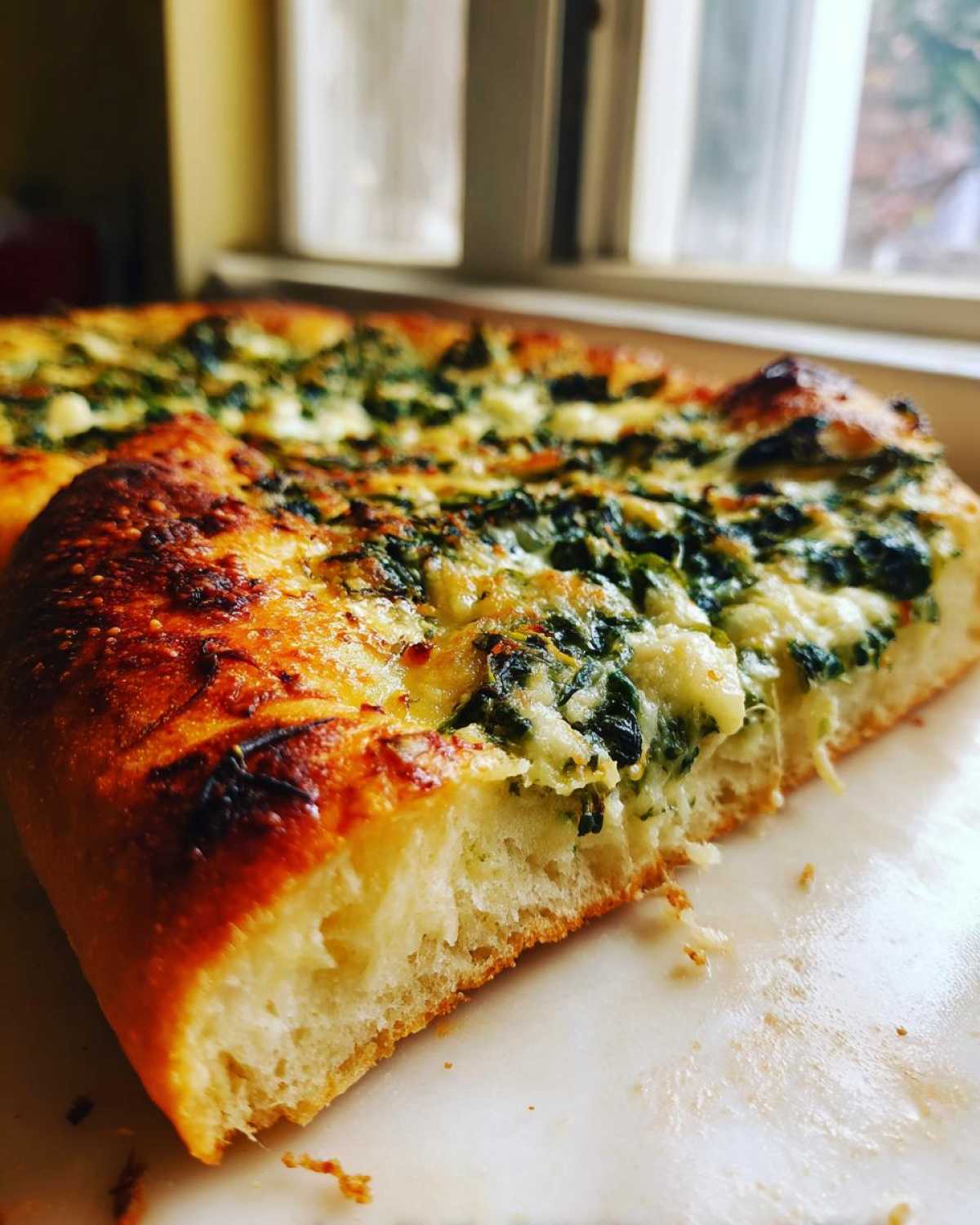 Roasted Garlic and Spinach Flatbread - detail 3