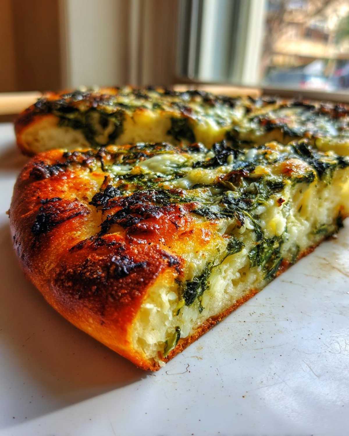Roasted Garlic and Spinach Flatbread - detail 4