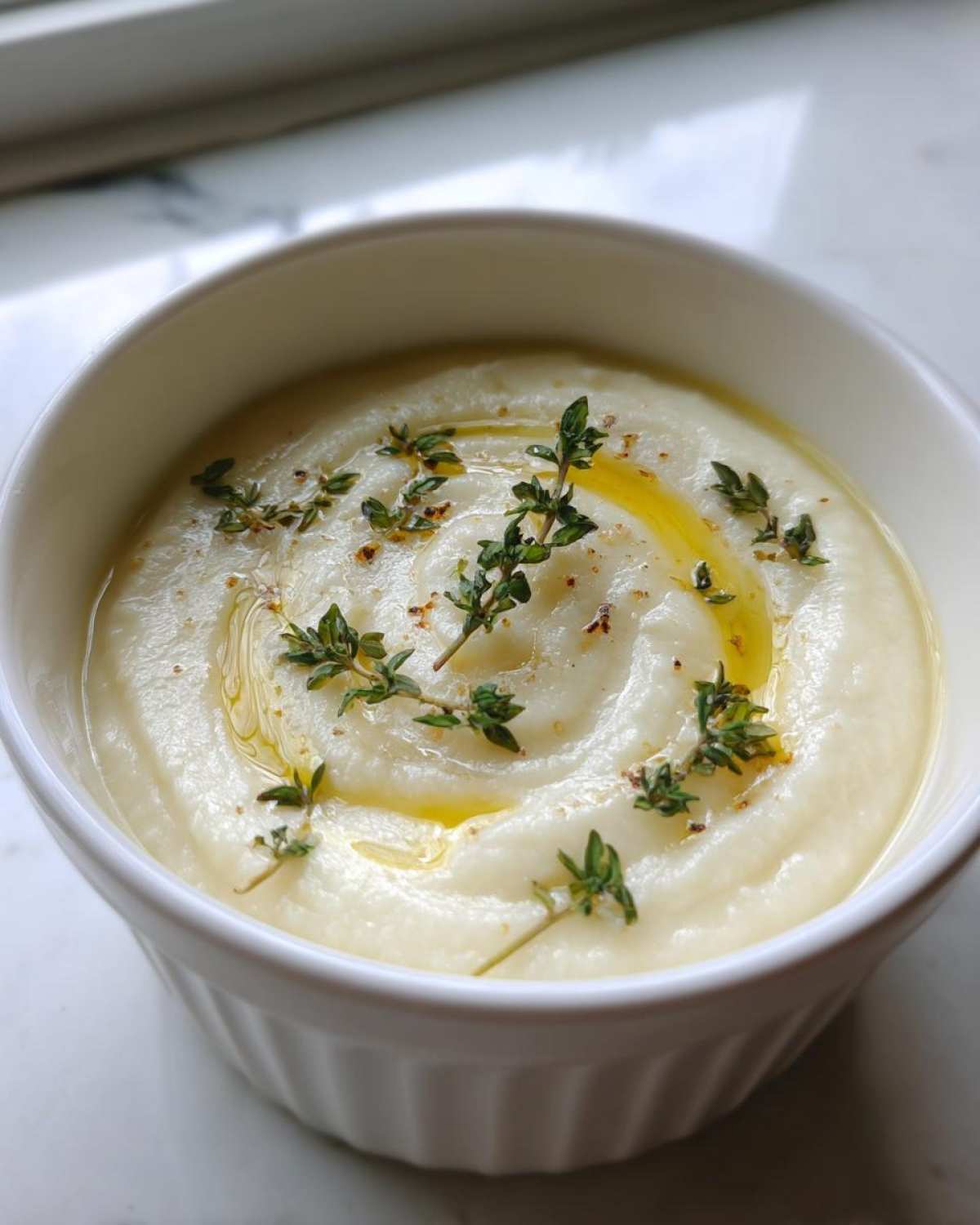 Roasted Parsnip Soup with Thyme - detail 1
