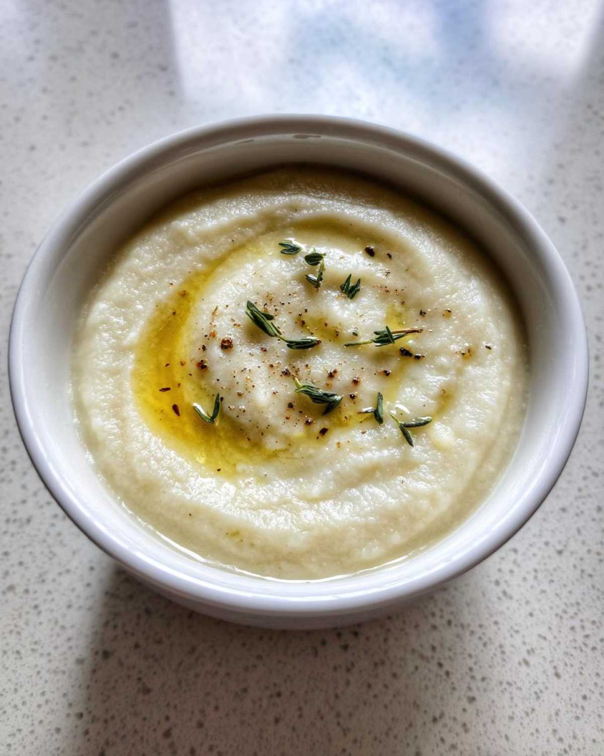 Roasted Parsnip Soup with Thyme - detail 2