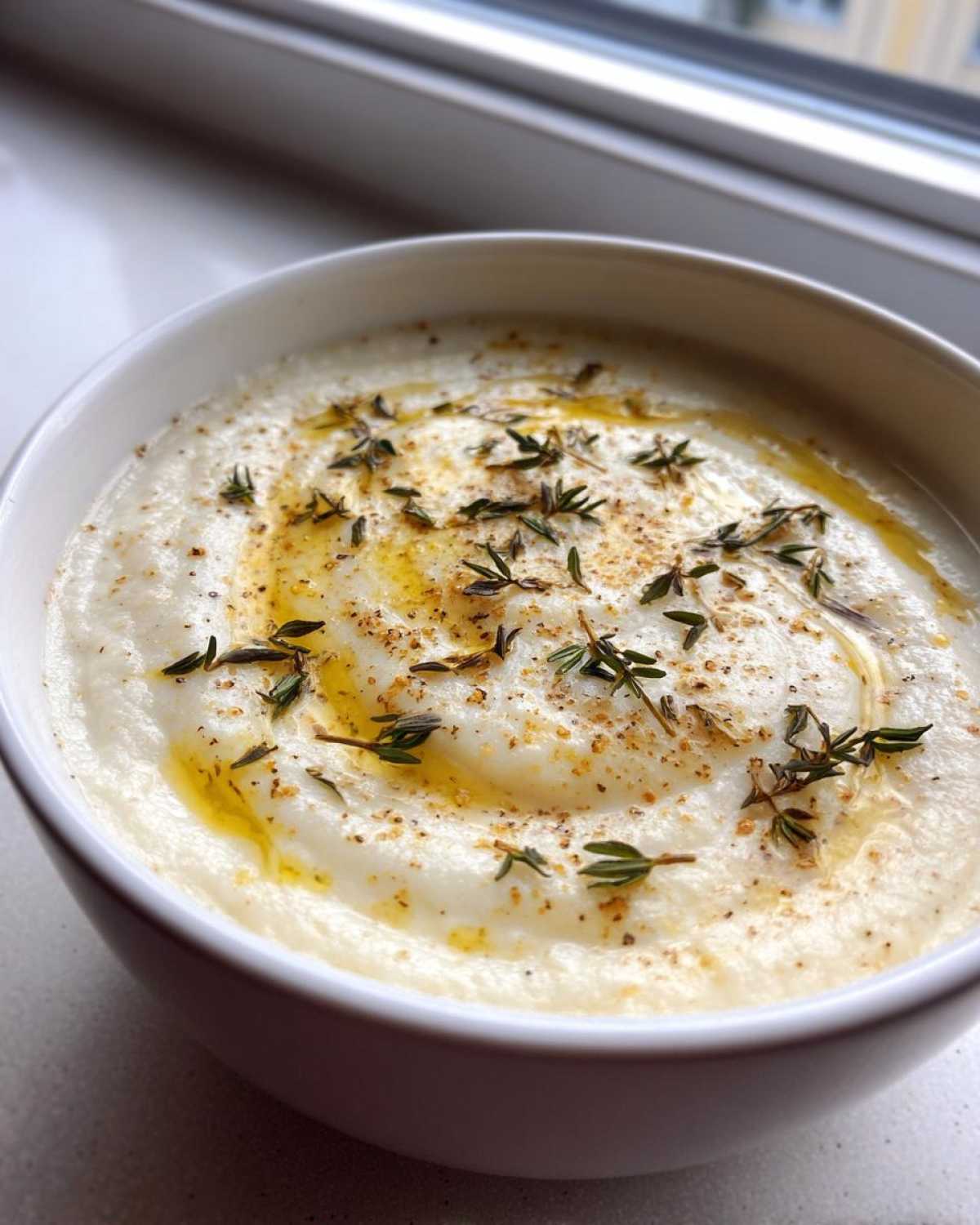 Roasted Parsnip Soup with Thyme - detail 3