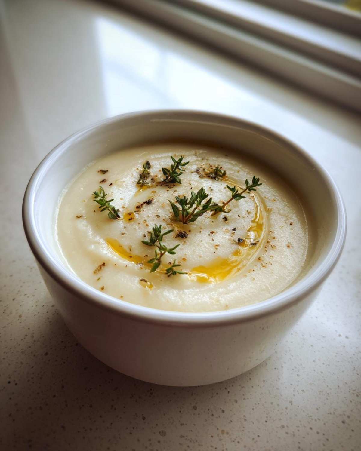 Roasted Parsnip Soup with Thyme - detail 4