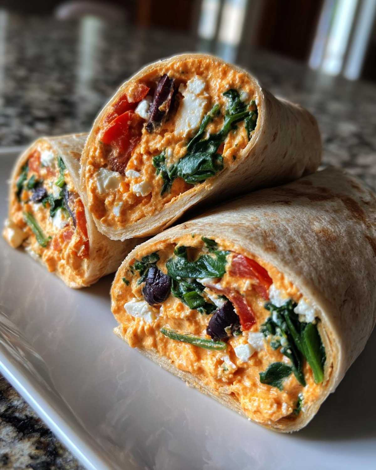 Roasted Red Pepper Hummus Wrap - detail 3