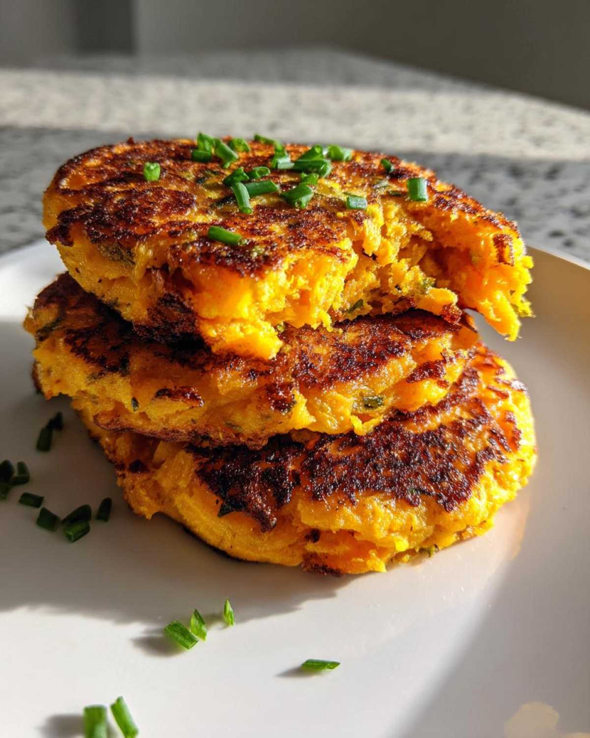 Savory Sweet Potato Cakes - detail 3