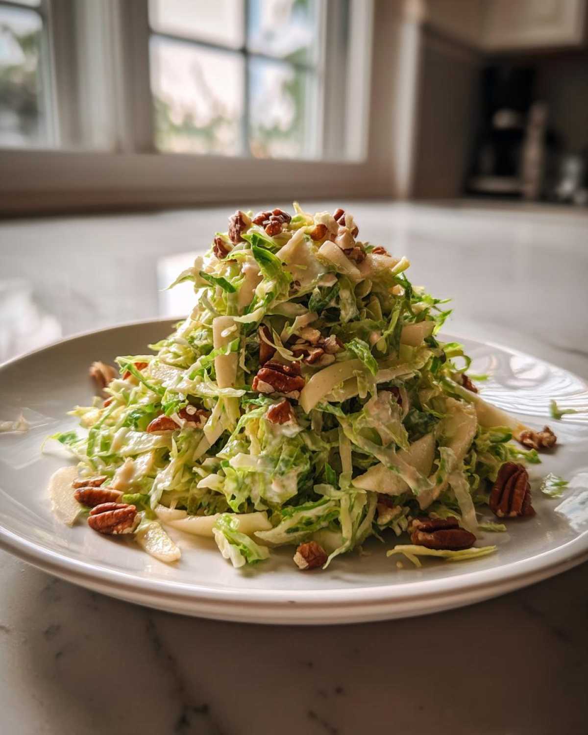 Shaved Brussels Sprouts and Apple Slaw - detail 4