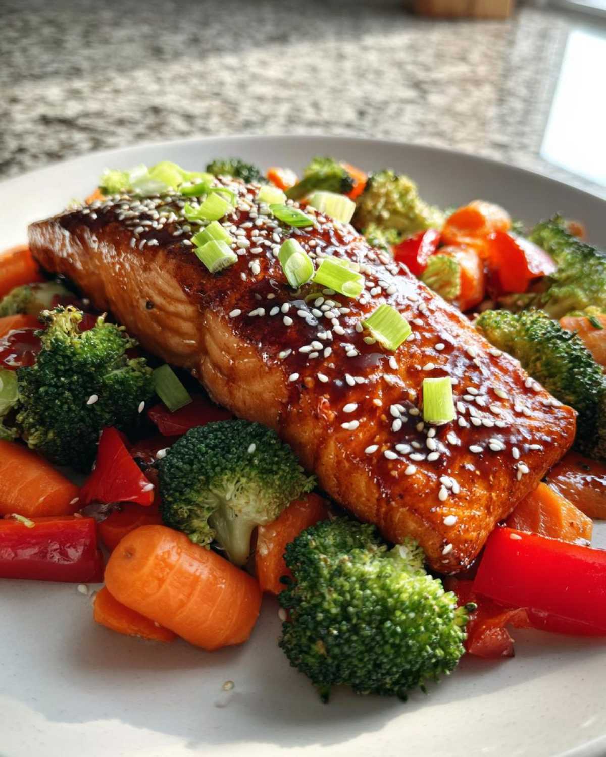 Sheet Pan Teriyaki Salmon and Veggies - detail 4