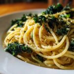 Spaghetti Aglio e Olio with Kale