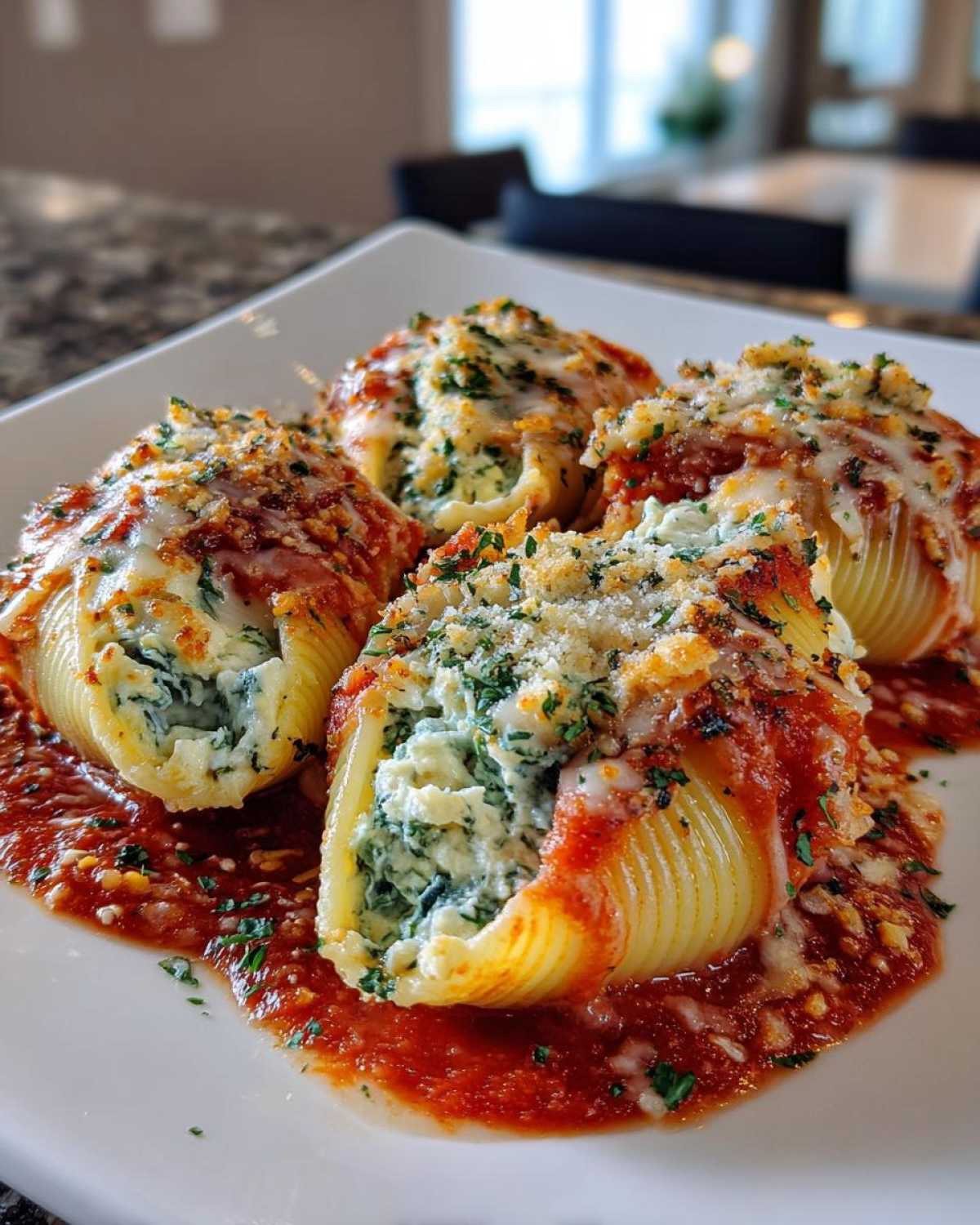 Spinach Ricotta Stuffed Shells - detail 1