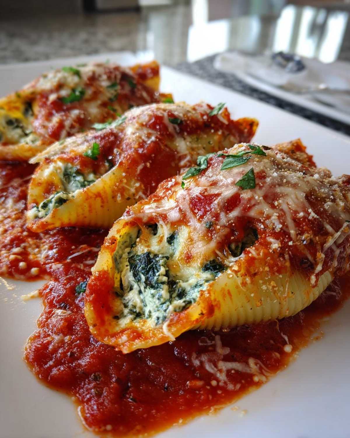 Spinach Ricotta Stuffed Shells - detail 4