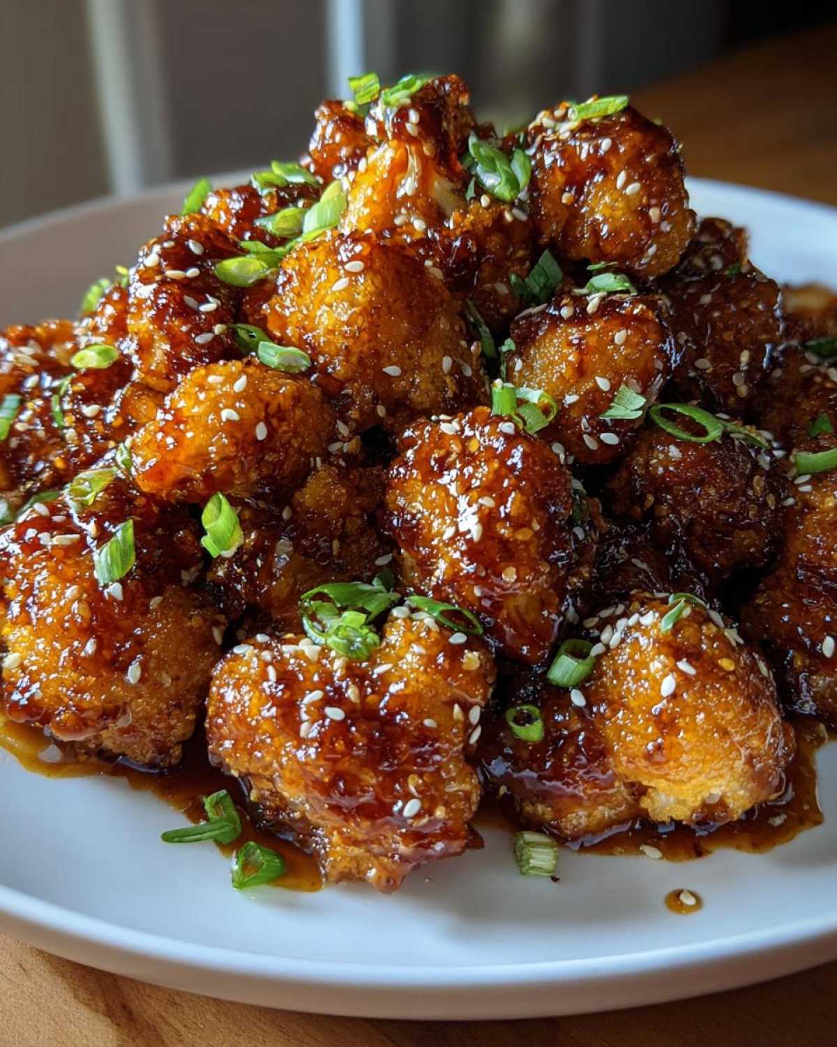Sticky Honey Garlic Cauliflower - detail 4