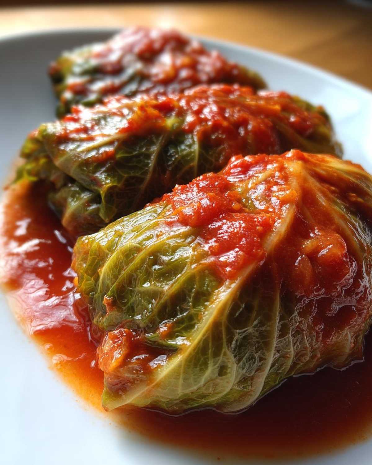 Stuffed Cabbage Rolls with Tomato Sauce - detail 3