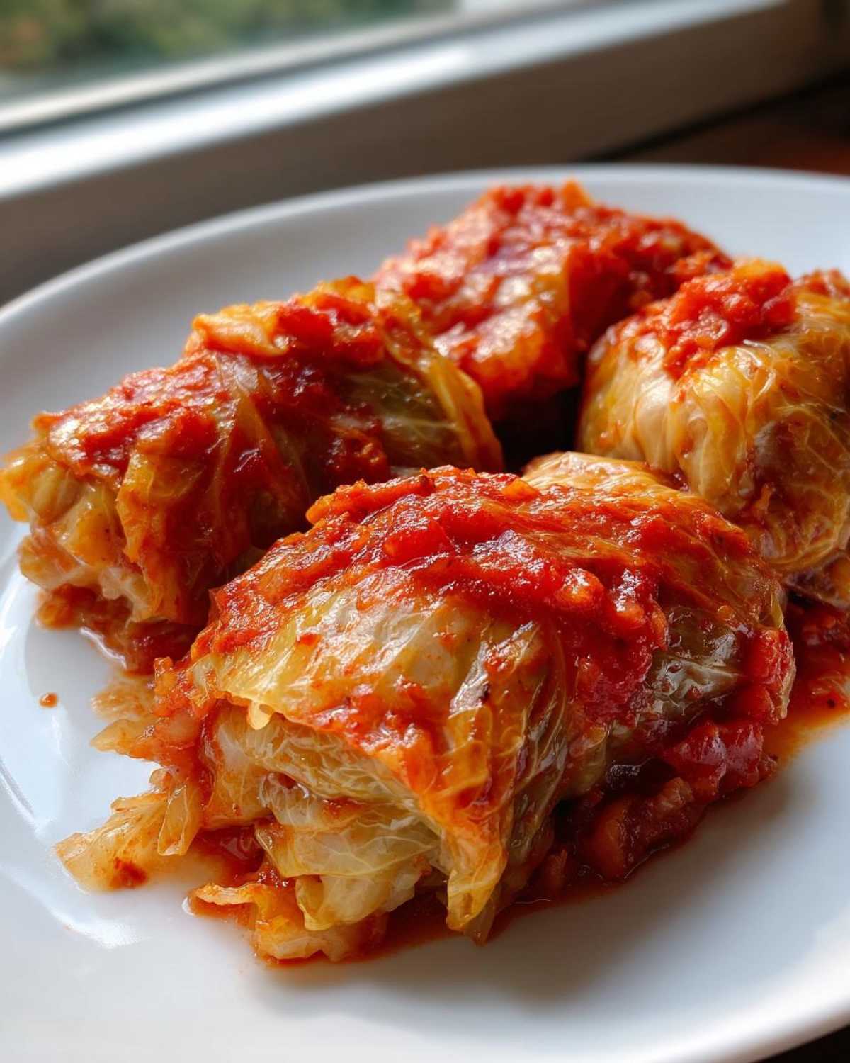 Stuffed Cabbage Rolls with Tomato Sauce - detail 4