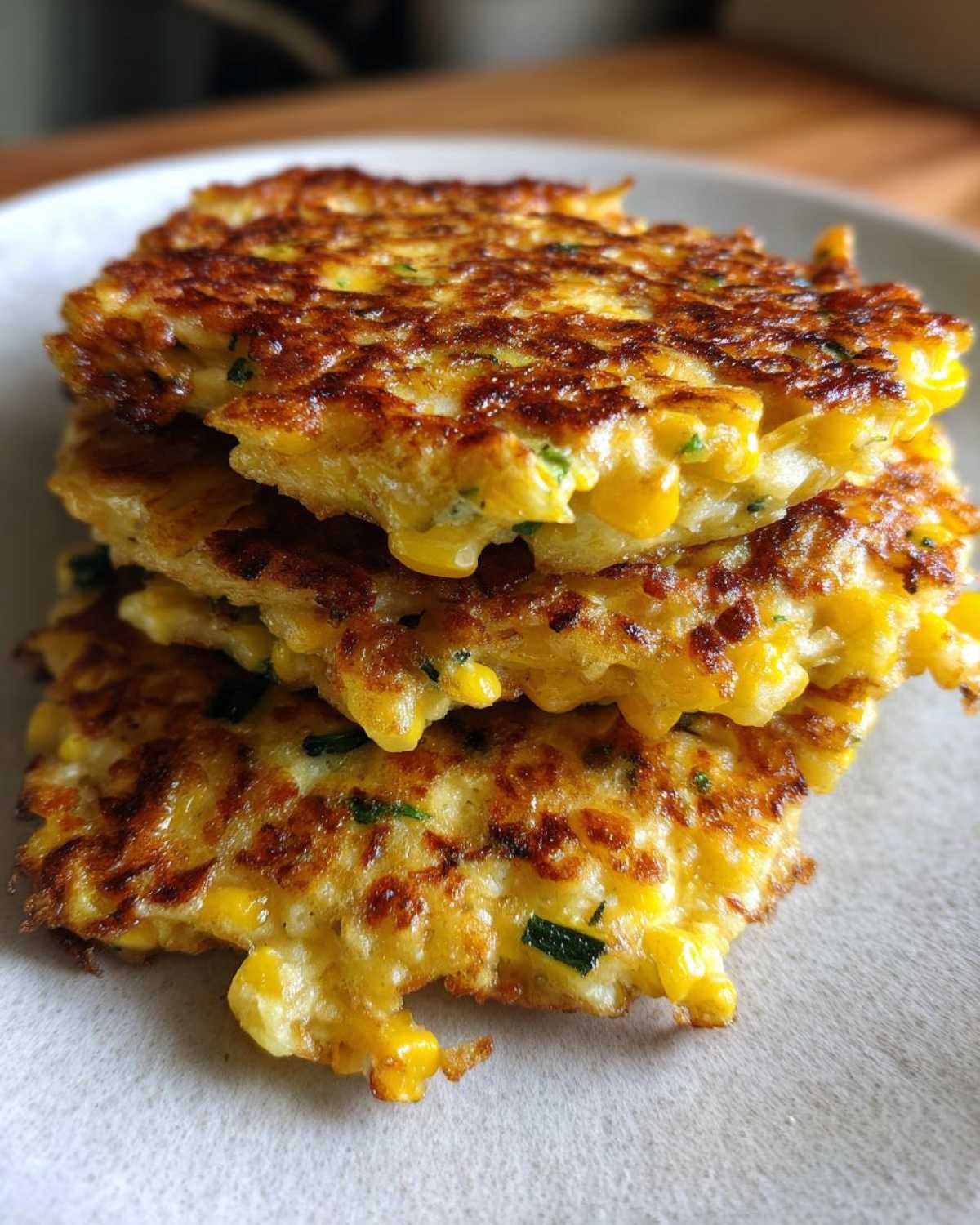Sweet Corn and Zucchini Fritters - detail 4