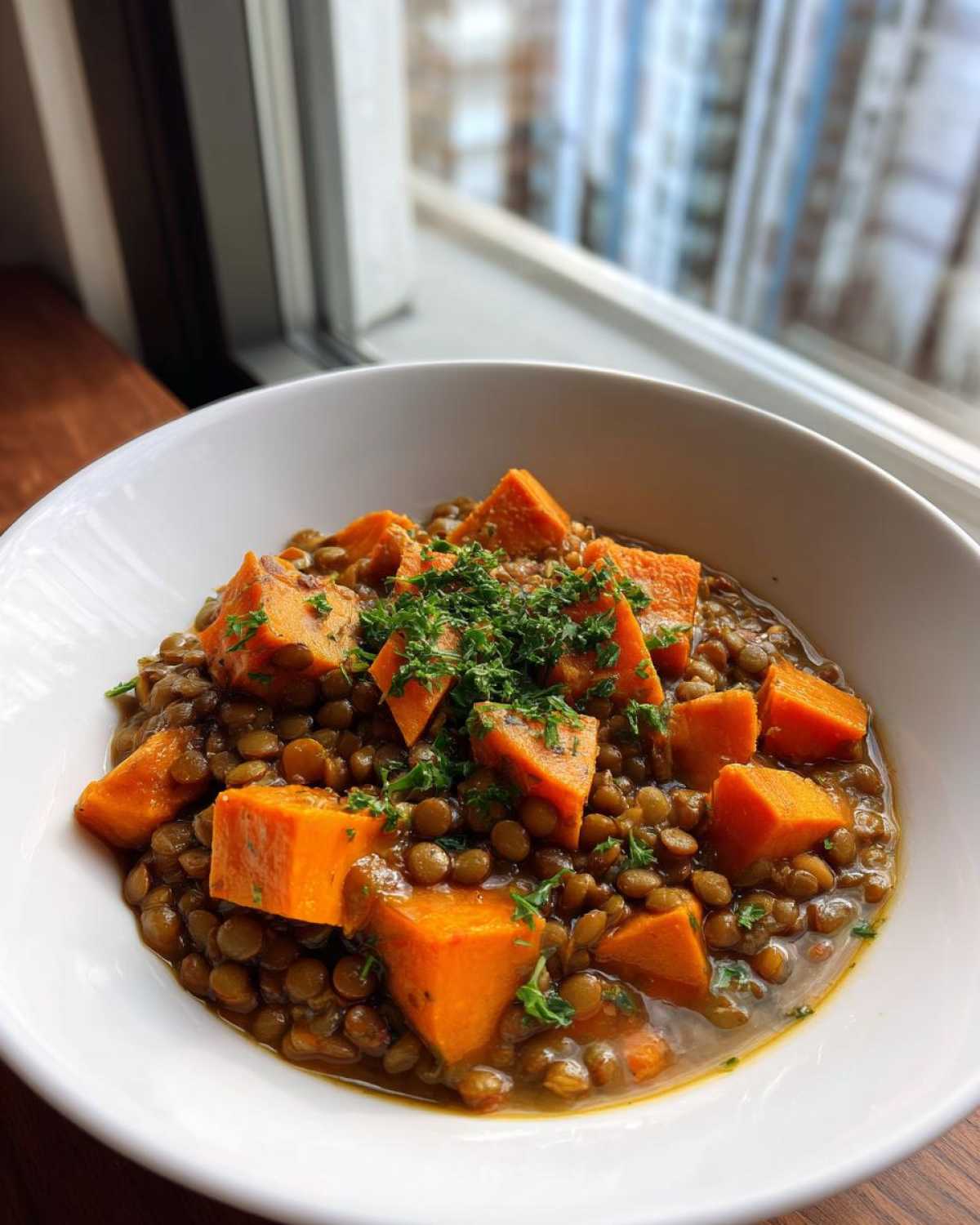 Sweet Potato Lentil Stew - detail 1