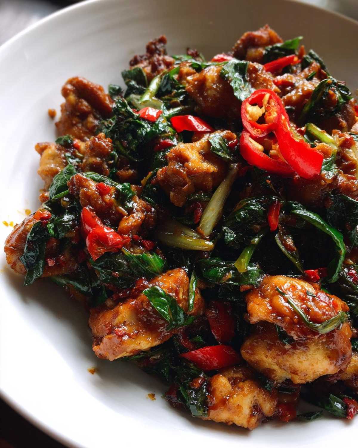 Thai Basil Chicken Stir Fry - detail 1