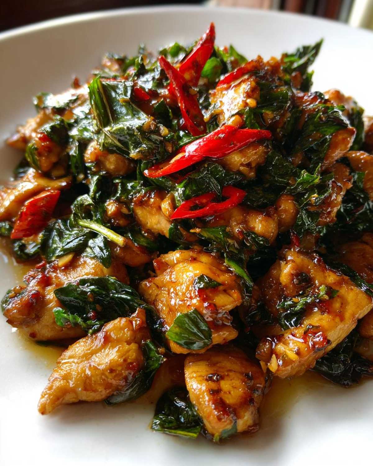 Thai Basil Chicken Stir Fry - detail 4