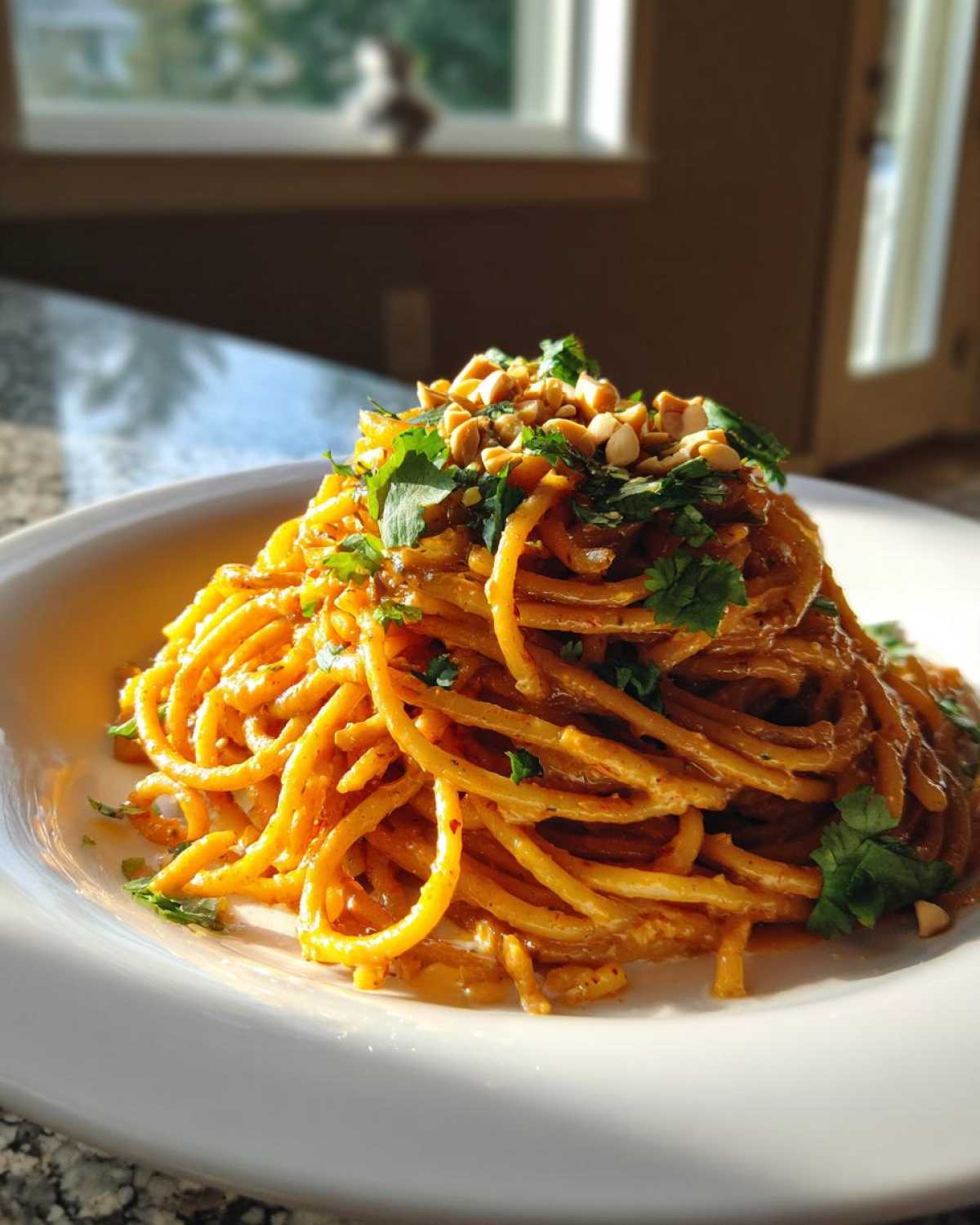 Thai Peanut Noodles - detail 1