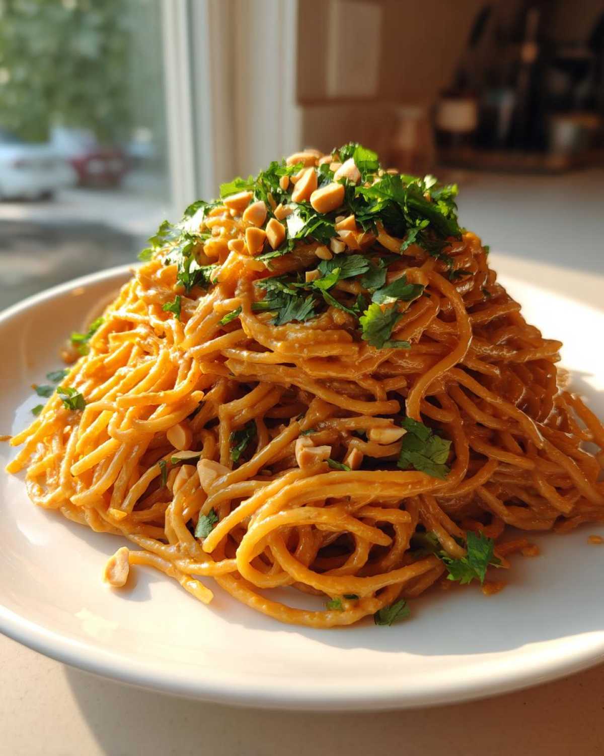 Thai Peanut Noodles - detail 2