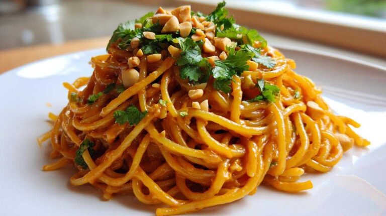 5 Minute Spicy Thai Peanut Noodles Bliss Thai Peanut Noodles