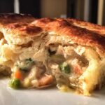 Turkey Pot Pie with Biscuit Topping