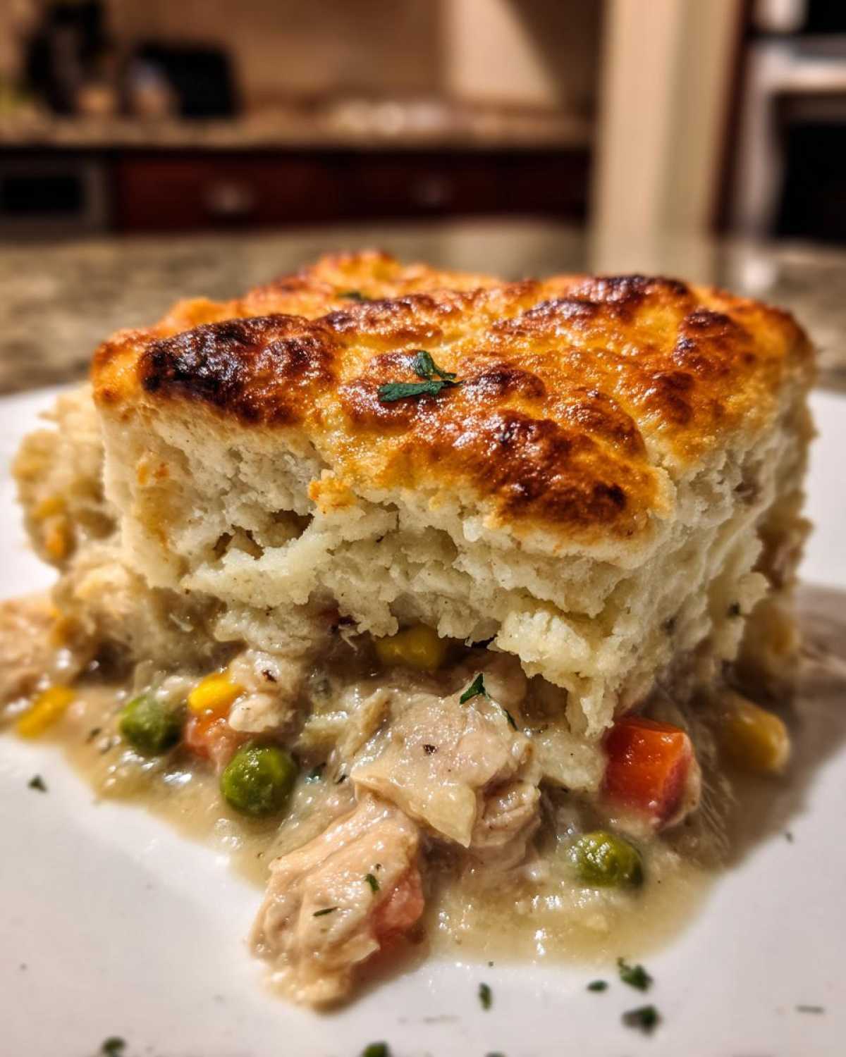 Turkey Pot Pie with Biscuit Topping - detail 4