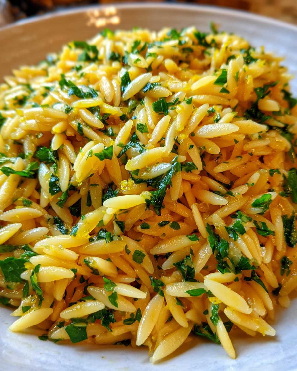 Zesty Lemon Garlic Orzo - detail 3